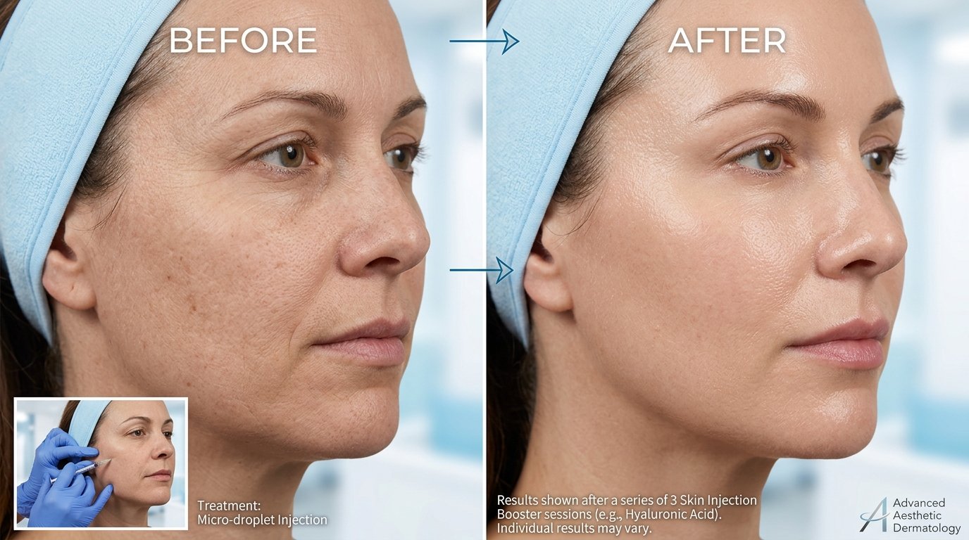 Skin Injection Booster Therapy Result